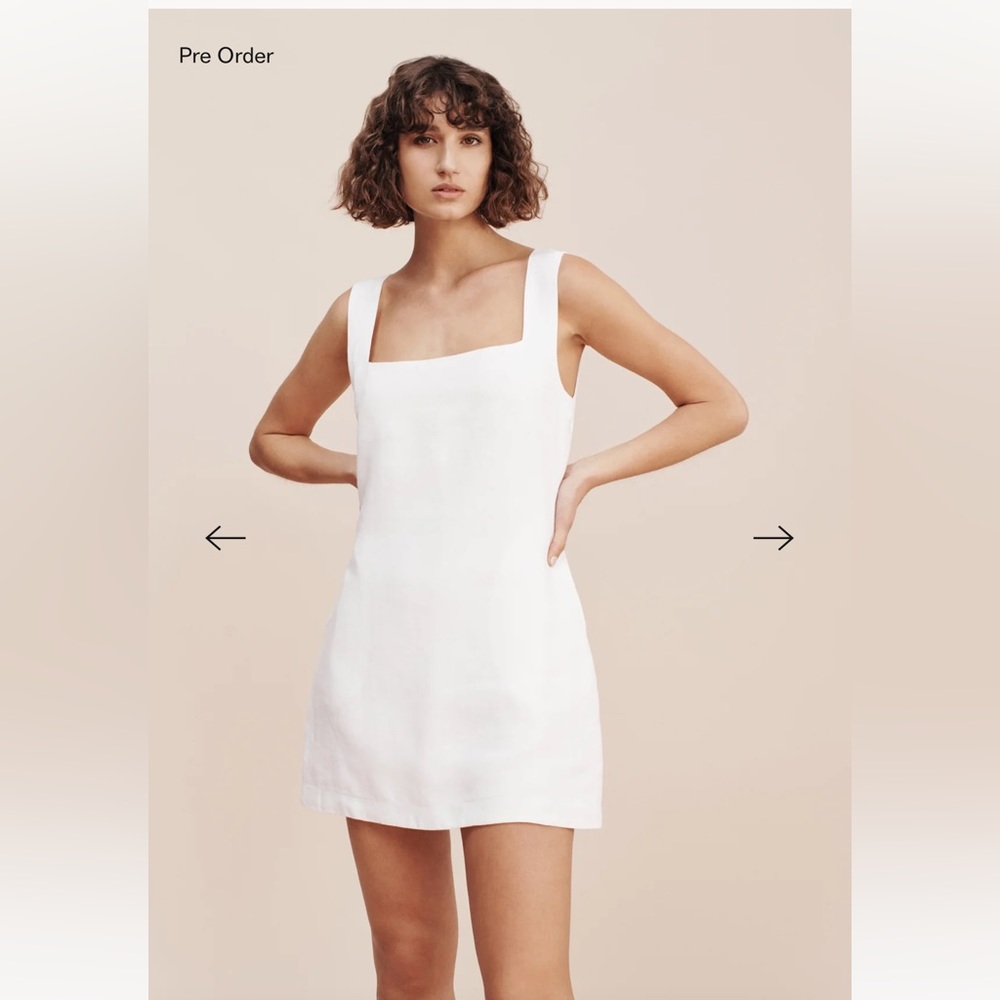 BNWT - Posse ALICE MINI DRESS - IVORY
